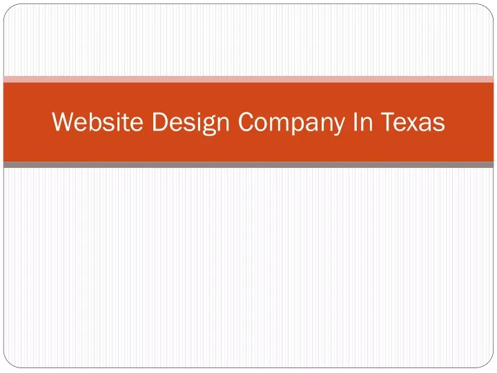 website design company in texas