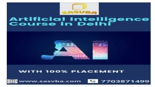 Artificial Intelligence Course in Delhi