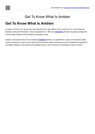 downloaded from justpaste it gettoknowwhatisambien