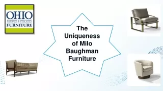The Uniqueness of Milo Baughman Furniture
