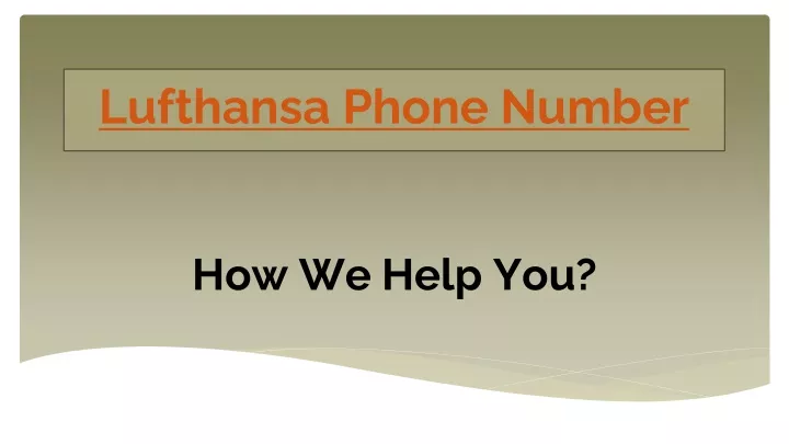 lufthansa phone number