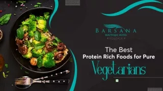 The Best Protein Rich Foods for Pure Vegetarians