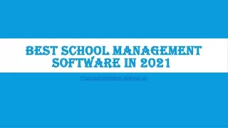 best school management software in 2021