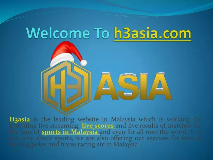welcome to h3asia com
