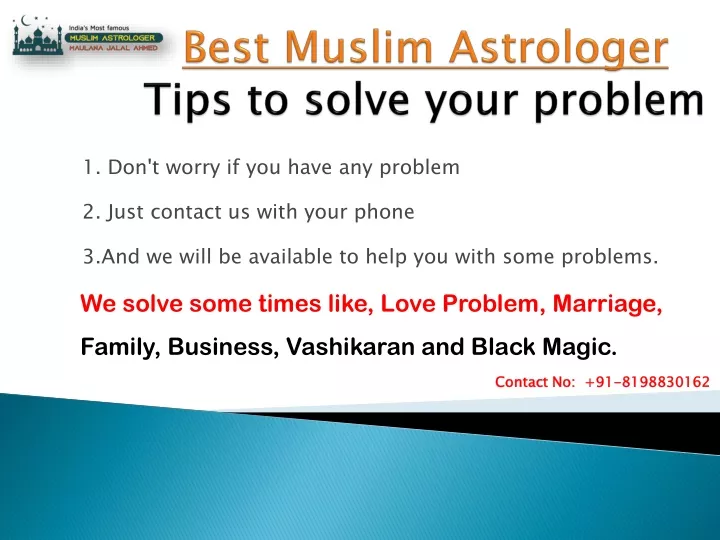 best muslim astrologer tips to solve your problem