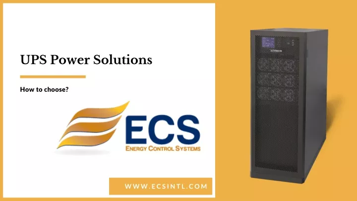 ups power solutions