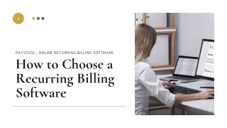 How to Choose a Recurring Billing Software