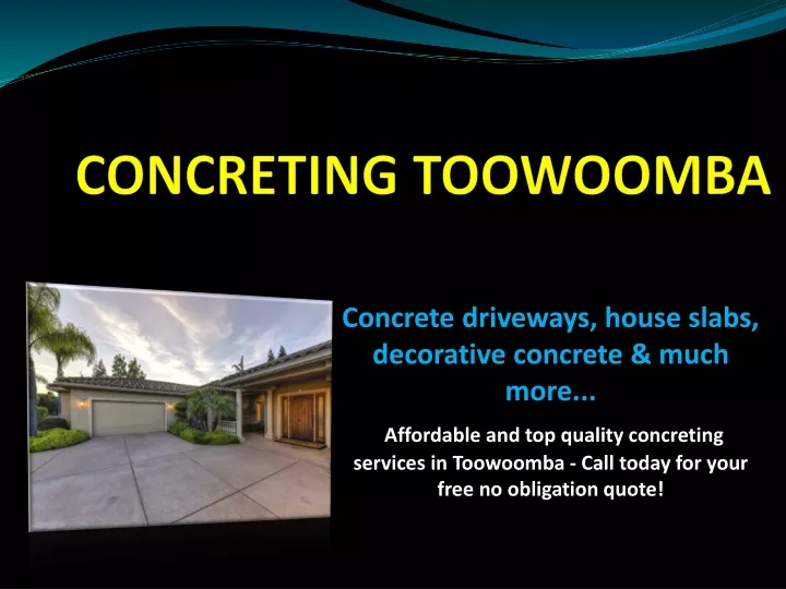 concreting toowoomba