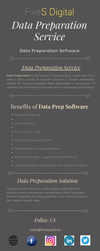 data preparation service