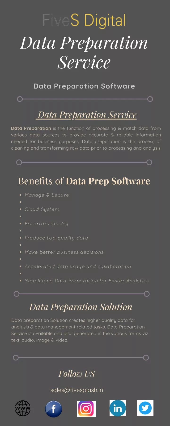 data preparation service