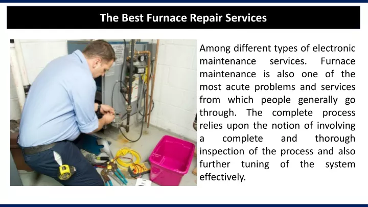 the best furnace repair services