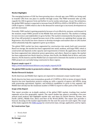market highlights