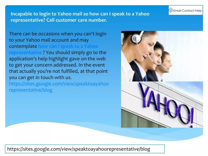 incapable to login to yahoo mail