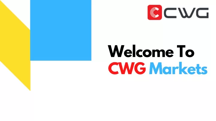 welcome to cwg markets