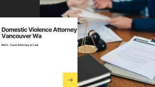 Domestic Violence Attorney Vancouver Wa