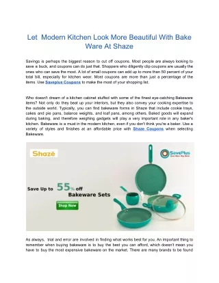 let modern kitchen look more beautiful with bake