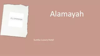 Sumba Luxury Hotel