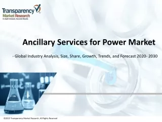 ancillary services for power market