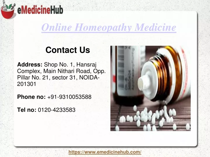 online homeopathy medicine