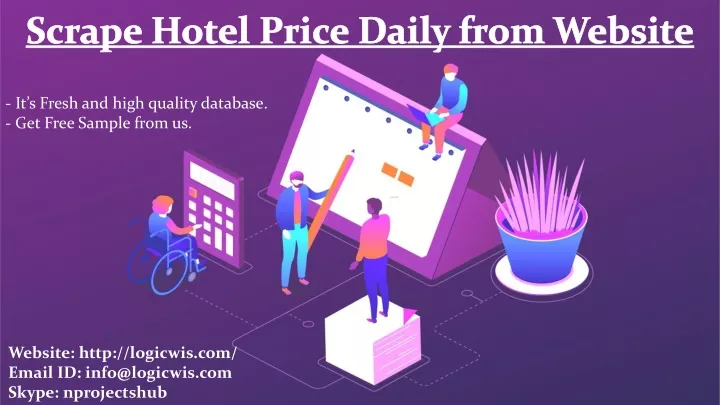 scrape hotel price daily from website