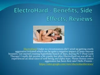 ElectroHard - Benefits, Side Effects, Reviews