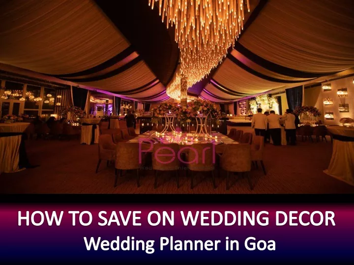 how to save on wedding decor