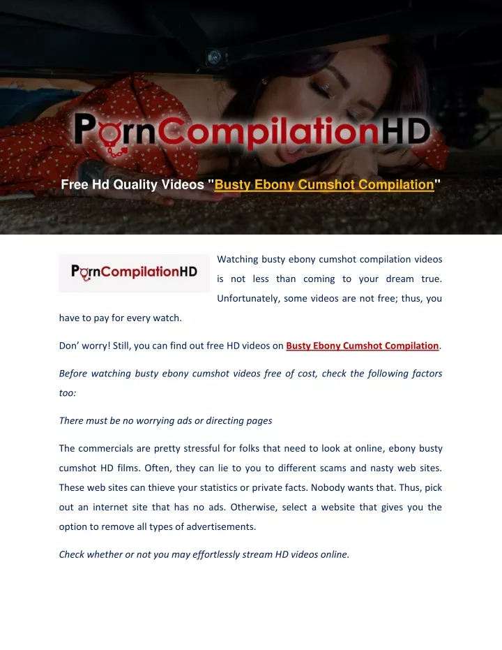 free hd quality videos busty ebony cumshot