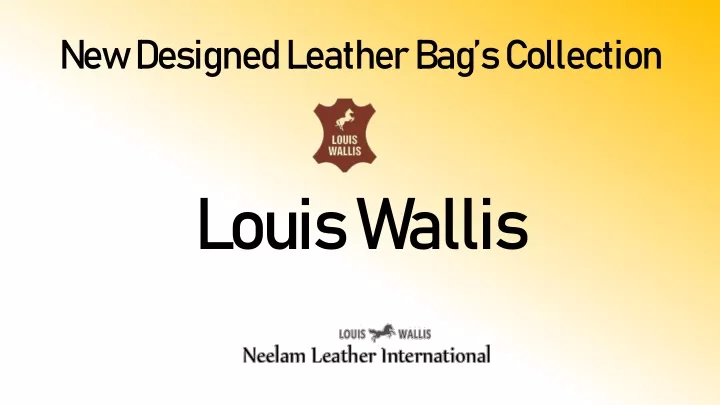 new designed leather bag s collection