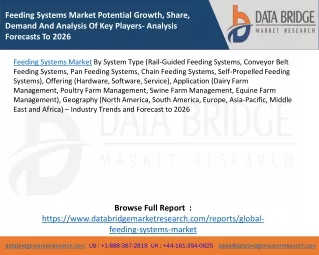 feeding systems market potential growth share