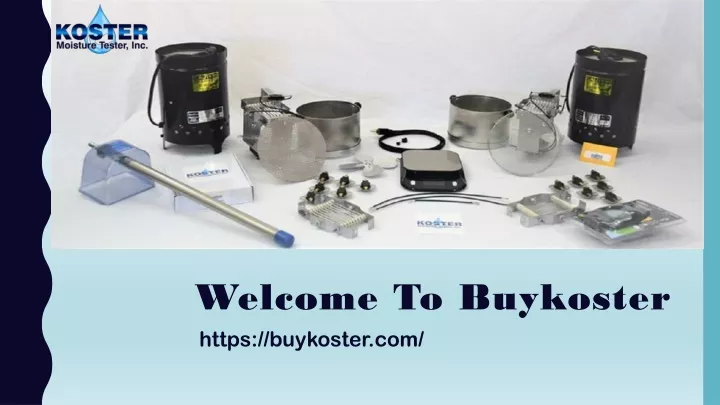 welcome to buykoster