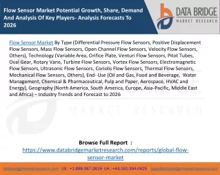 flow sensor market potential growth share demand