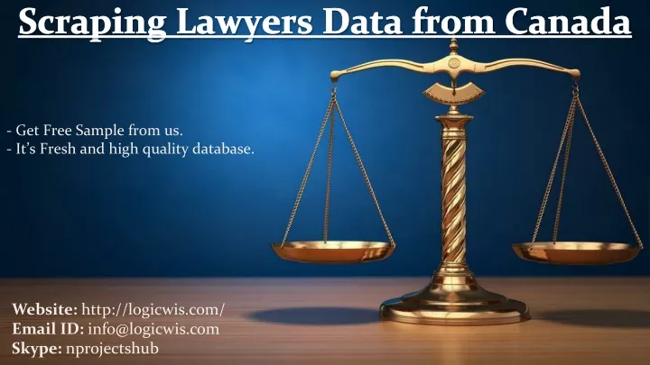 scraping lawyers data from canada