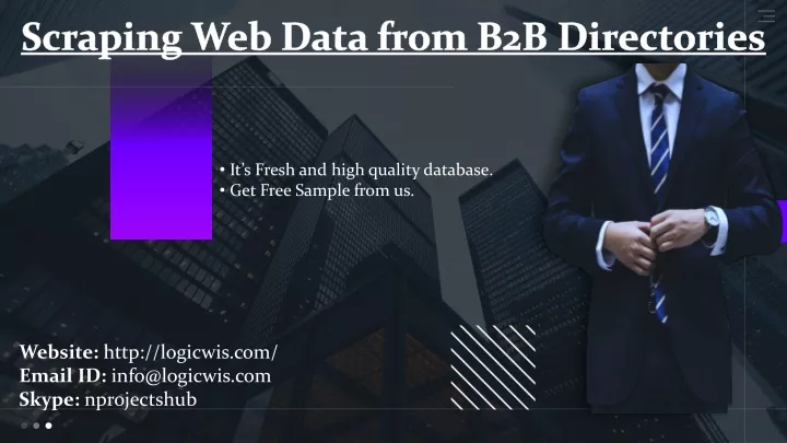 scraping web data from b2b directories