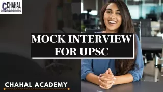 IAS Mock Interview Program