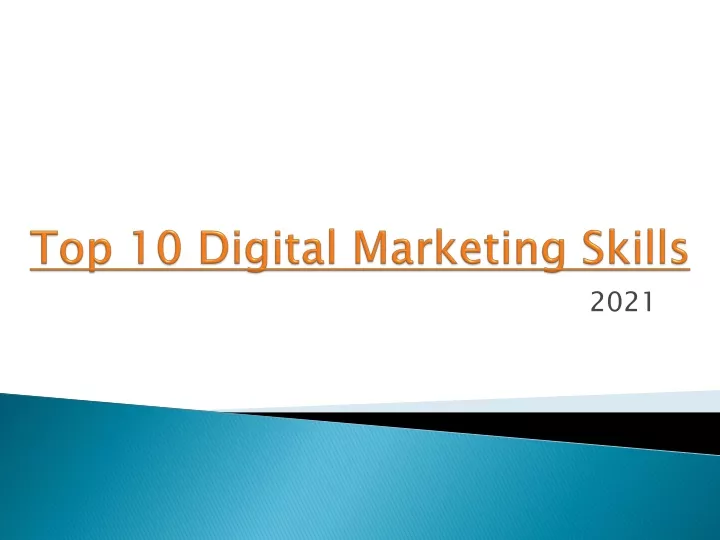 top 10 digital marketing skills
