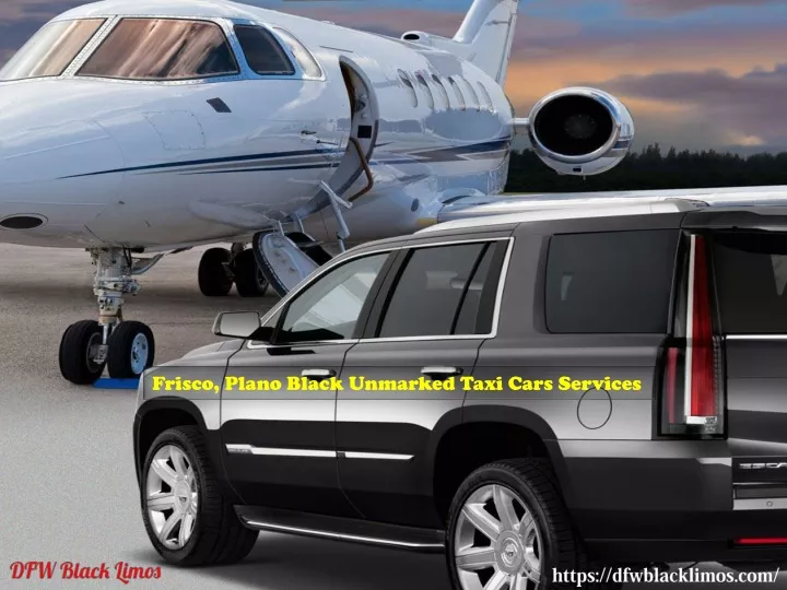 frisco plano black unmarked taxi cars services