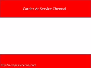 carrier ac service chennai