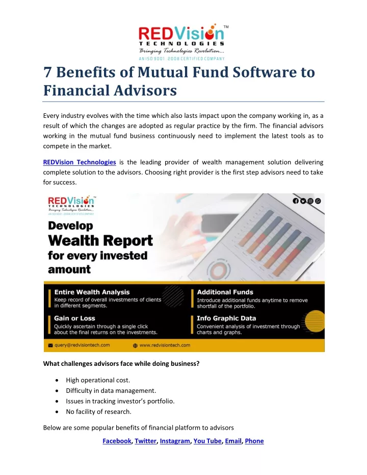 7 benefits of mutual fund software to financial