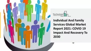 individual and family services global market