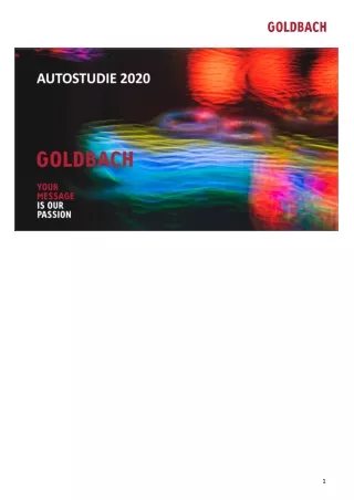 Autostudie Goldbach 2020