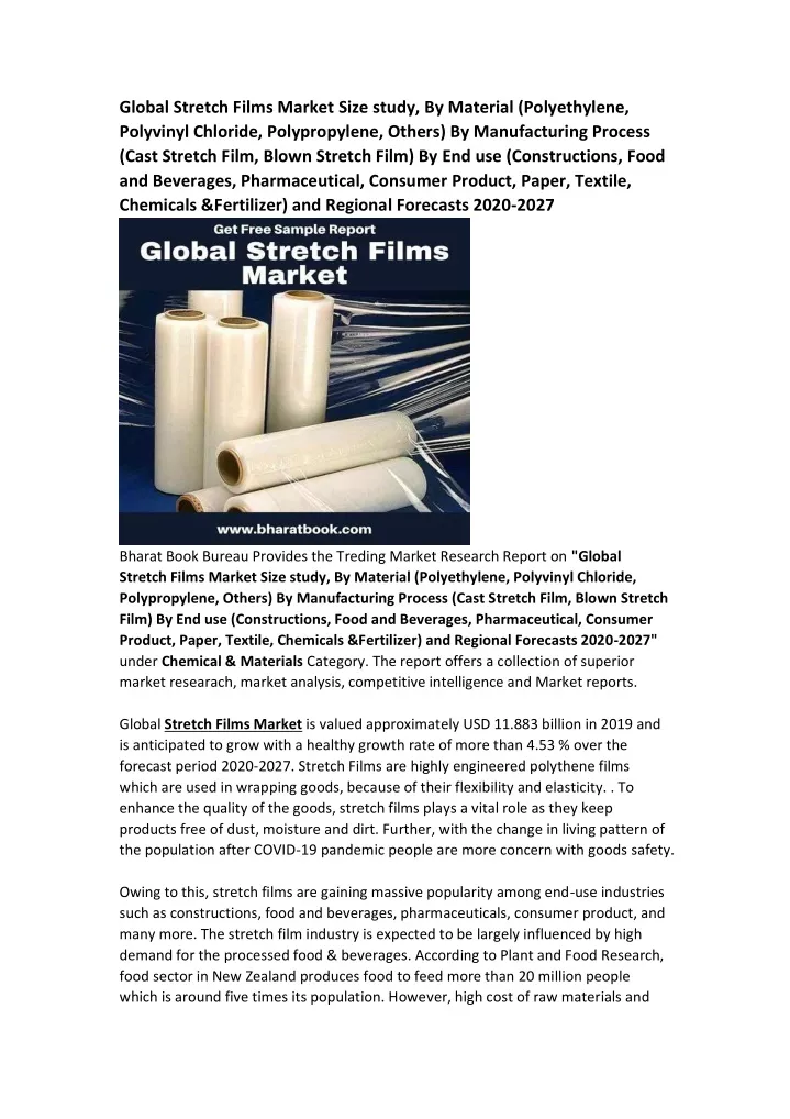 global stretch films market size study