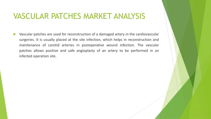vascular patches market analysis