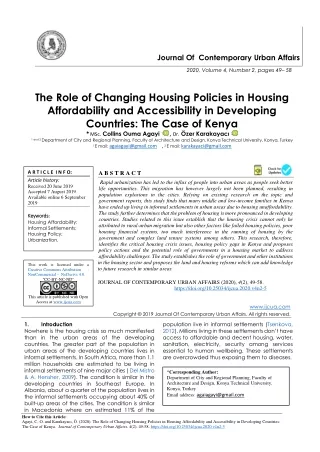 journal of contemporary urban affairs