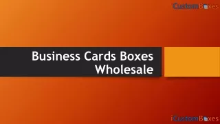 business cards boxes wholesale