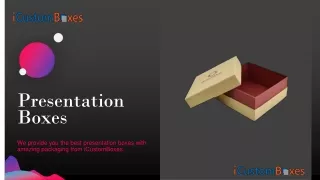 presentation boxes