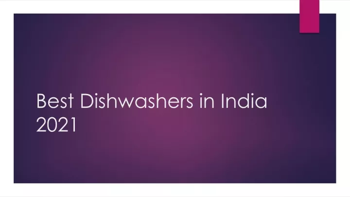 best dishwashers in india 2021