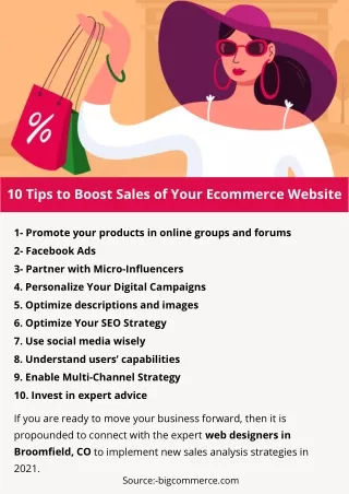 10 tips to boost sales of your ecommerce website