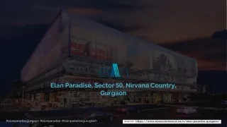 Elan Paradise Gurgaon