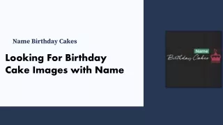 Looking For Birthday Cake Images with Name | Name Birthday Cake