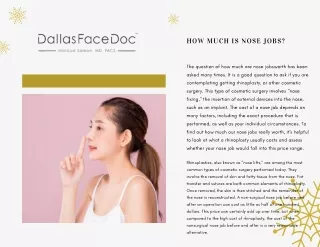 How Much is a Nose Job in USA